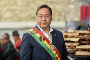 Bolivians celebrate Plurinational State Day, in La Paz